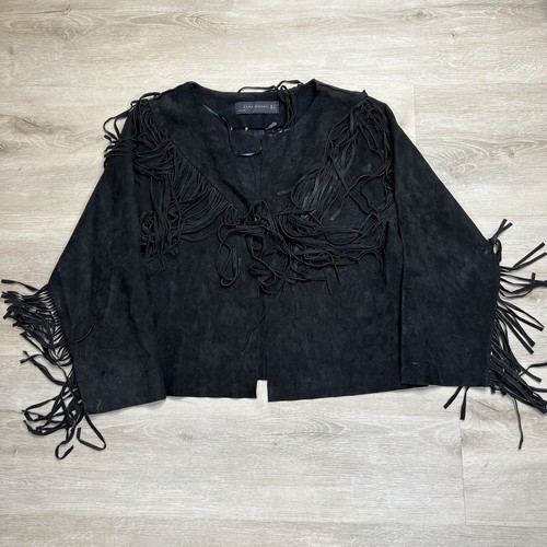 Gilet zara donna frange boho - zara,