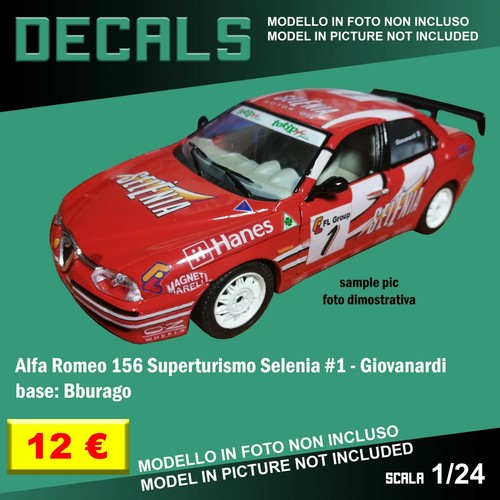 Decals repro alfa romeo 156 - decals,