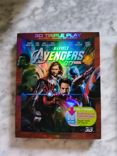 Dvd triple play - 3d, marvel's