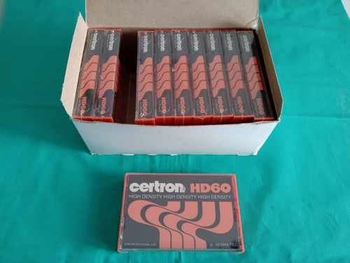 Box x10 rare cassette certron - rare,