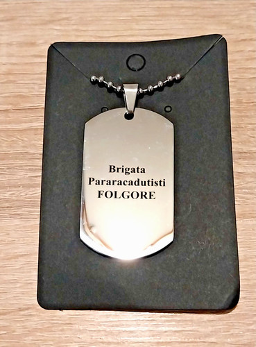 Piastrina militare dog - militare, tag"