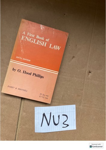 First book english law - english,