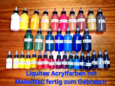 Colori acrilici Liquitex, sfalsati con agente di pittura senza solventi, confezione 34 colori