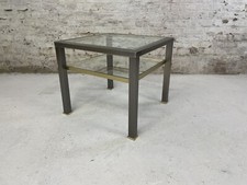 Tavolino Mid-Century in vetro