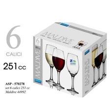 SET 6 BICCHIERI CALICE IN