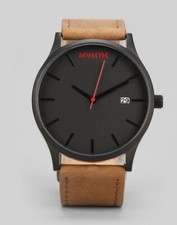  MVMT Orologio Uomo PELLE NERA/TAN