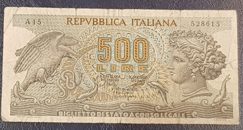 Banconota 500 lire aretusa - 500,