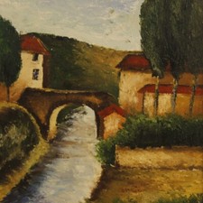 Quadro dipinto paesaggio