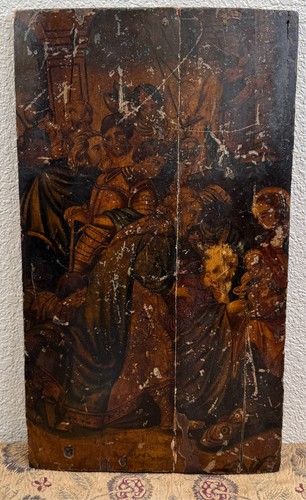 Antico dipinto tempera - antico, a