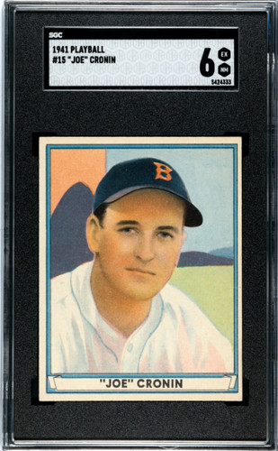 1941 playball joe - #15, cronin