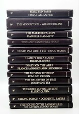 THE COLLECTION OF MYSTERY CLASSICS Lot of 12 Bantam Leatherette Books 1984-1986