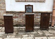 Antichi comodini mobiletto entrata porta tv alzata consolle in legno primi 900 