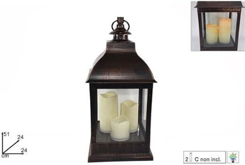 Lanterna decorativa nera - decorativa,