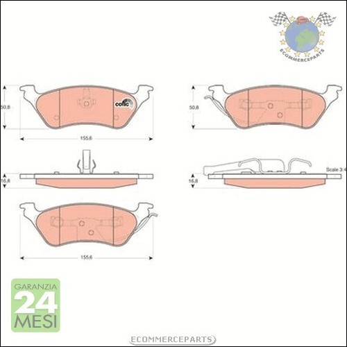 Kit pastiglie freno - , trw