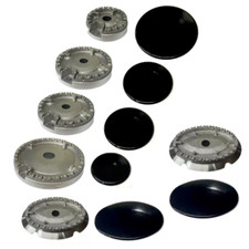 Bruciatori con piattelli spartifiamma piano cottuta 6 fuochi hotpoint ariston