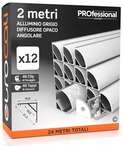 Eurocali 12x profili - 12x, angolari