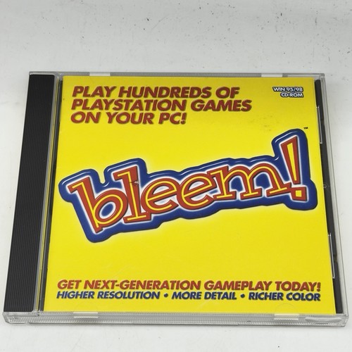 Bleem 1999 windows - 95, 98