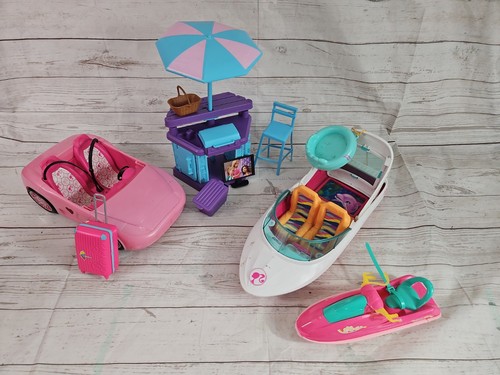 Barbie speed boat con - boat,