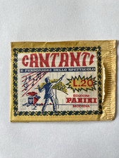 M335 BUSTINA FIGURINE PANINI CANTANTI 1968 - PIENA - SIGILLATA