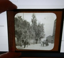 antica fotografia su lastra di