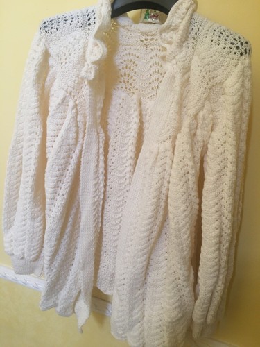 Vendo cardigan lana fatta - di, a