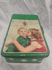 Vecchia Scatola In Latta PaneAngeli Genova