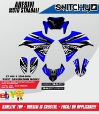 KIT ADESIVI GRAFICHE "BANGER BLUE" compatibili Yamaha XT 660 X 2004 2005 2006