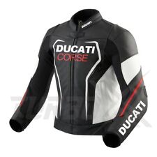 Giacca Moto Pelle Ducati Corse Nuova Giacca Moto Uomo Giacche Motociclista