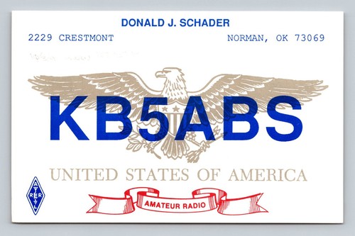 Ham radio qsl - qsl, kb5abs