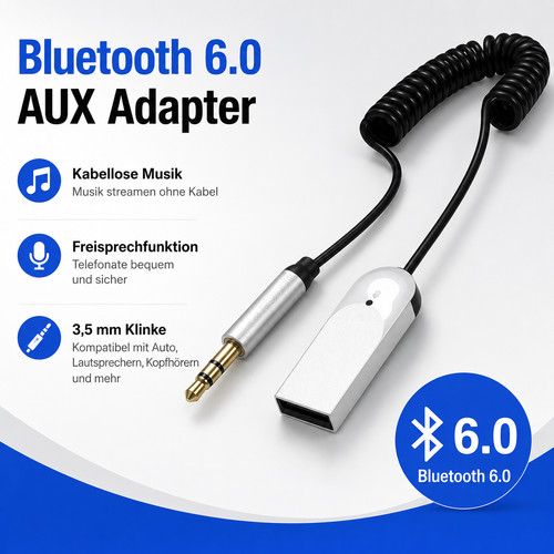 Adattatore aux bluetooth - adattatore, 6.0