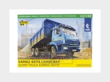 1:43 ZVEZDA Kamaz 65115 Truck Cassone Ribaltabile 3-Assi 2006 Kit ZS43006