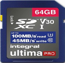 Scheda SD 64 GB memoria U3 V30