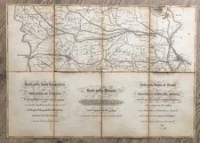 CARTA GEOGRAFICA SU TELA