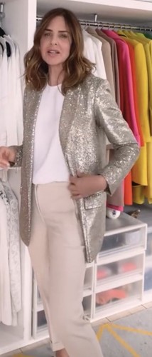 Giacca blazer paillettes