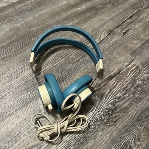 Cuffia mono retro blu telex - cuffia,
