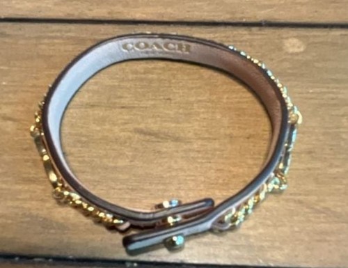 Bracciale coach pelle e - coach, in