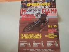 POSTER ANNO 1983 - SPEEDWAY MOTO CLUB LONIGO VICENZA GOLDEN GALA INTERNAZIONALE