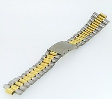 CINTURINO UOMO OYSTER 100 % ACCIAIO ORO 20 MM. LUNGHEZZA CM. 16,5 (48)