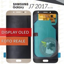 DISPLAY SAMSUNG GALAXY J7 2017 J730 SCHERMO OLED VETRO LCD ORO GOLD TOUCH SCREEN