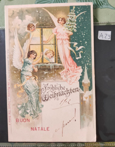 Cartolina buon natale non - cartolina,