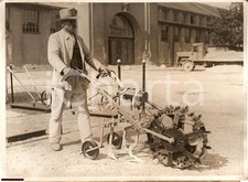 1925 Lipsia Macchina agricola. Erpice e Aratro a motore