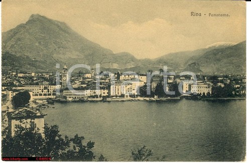 1920 riva del - garda, veduta