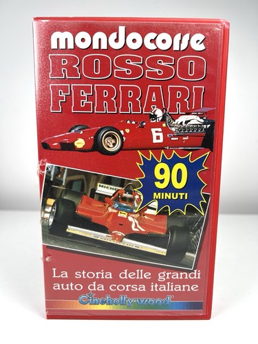 Vhs film rosso ferrari - vhs,