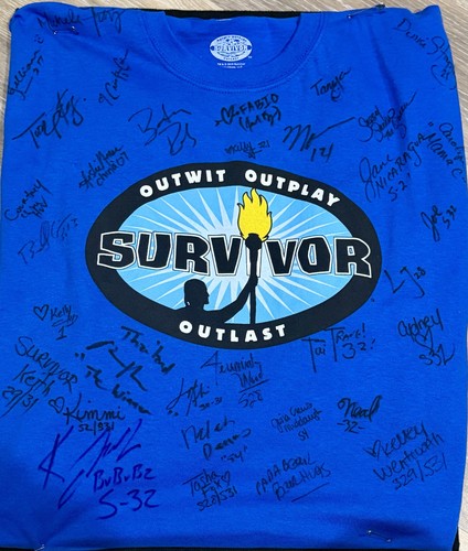 Shirt survivor autografata - survivor,