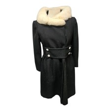 VINTAGE Nero Lana Visone Collo