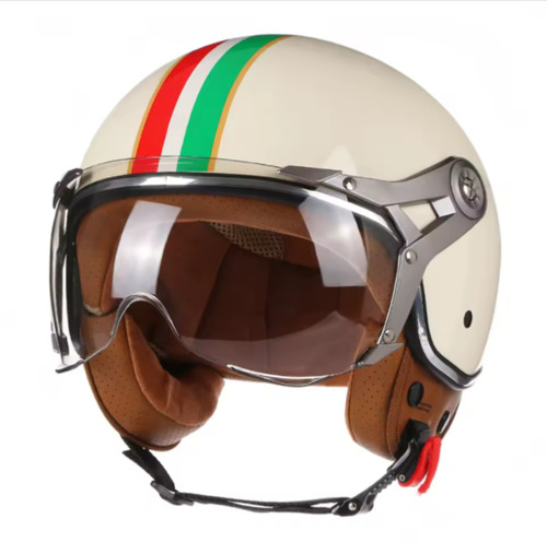 Casco moto retrò - casco,