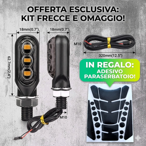 Frecce moto led - moto, kit