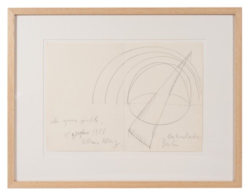 Mario merz disegno mano - mario, merz,