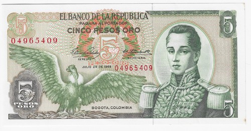 Colombia pesos oro - , p