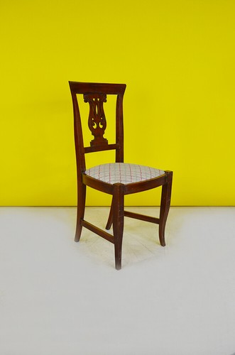 Sedia legno con seduta in - in,